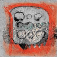 90 Clay print with drawing no. 2, 2018
